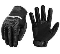 Seibertron S.P.B.G 2.0 Baseball/Softball Batting Super Grip and Protective Gloves Adult Black XXL