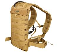 Seibertron Tactical Molle Hydration Carrier Pack Backpack Great for Outdoor Sports of Running Hiking Camping Cycling Motorcycle Fit 2L or 2.5L water bladder (not included) Khaki