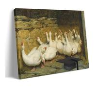 SEIBES An Anxious Moment By Briton Riviere Poster Picture Print Canvas Wall Paint Arts Decor Modern Home Artworks Gift Idea 12x18inch(30x45cm)
