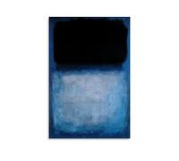 SEIBES Blue Divided by Blue Art By Mark Rothko Poster Artworks Canvas Room Aesthetic Wall Art Prints Home Modern Decor Gifts 24x36inch(60x90cm)