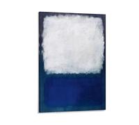 SEIBES Blue Grey By Mark Rothko Art Print Poster Wall Art Painting Canvas Gift Living Room Prints Bedroom Decor Artworks 12x18inch(30x45cm)
