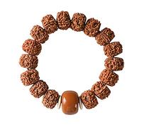 SEIBES Buddhist prayer beads,Mala beads, Natural Bodhi Bracelet, Vajra Bodhi Men And Women Wrist Accessories Wenwan, Prayer Charm Bracelets