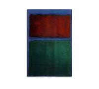 SEIBES Earth & Green 1955 By Mark Rothko Art Print Poster Cool Artworks Painting Wall Art Canvas Prints Hanging Picture Home Decors Gift Idea 24x36inch(60x90cm)