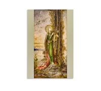 SEIBES Saint Cecilia By Gustave Moreau Giclee Paper Poster Bright Clear Reproduction Print Photo Art Painting Canvas Home Decorative Bedroom Modern Decors Unframe 08x12inch(20x30cm)