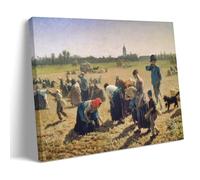 SEIBES The Gleaners By Jules Breton Giclee Paper Poster Bright Clear Reproduction Art Canvas Painting Decor Wall Print Photo Home Modern Decoratives 20x30inch(50x75cm)