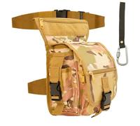 SEIBUR Waterproof Tactical Waist and Leg Bag + Carabiner | Bum Bag for Travel, Hiking, Motorcycle, Military, Riding, Fishing, Hunting etc Military Tactical Leg Bag