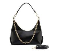 SEIDENFELT MANUFAKTUR cross body bag shoulder bag Huuvari Hobo Bag Black