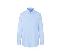 Seidensticker Men's Business Shirt - Regular fit - Easy-Iron - Kent Collar - Long Sleeve - 100% Cotton Blue