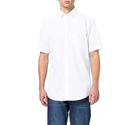 Seidensticker Men's Business Shirt - Regular fit - Non-Iron - Button-Down Collar - Short Sleeves - 100% Cotton White