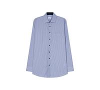 Seidensticker Men's Business Shirt - Regular fit - Non-Iron - Kent Collar - Long Sleeve - 100% Cotton