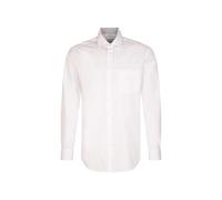 Seidensticker Men's Business Shirt - Regular fit - Non-Iron - Kent Collar - Long Sleeve - 100% Cotton Weiß