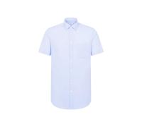 Seidensticker Men's Business Shirt - Regular fit - Non-Iron - Kent Collar - Short Sleeves - 100% Cotton