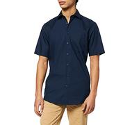Seidensticker Men's Business Shirt - Regular fit - Non-Iron - Kent Collar - Short Sleeves - 100% Cotton