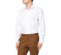 Seidensticker Men's Business Shirt - Shaped fit - Non-Iron - Kent Collar - Long Sleeve - 100% Cotton