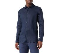 Seidensticker Men's Extra Slim fit Long Sleeve Shirt, Blue, 15