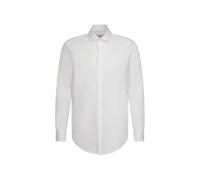 Seidensticker Men's Regular Fit Long Sleeve Business Shirt, White, 44