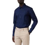 Seidensticker Men's Seidensticker Herren Business Hemd Slim Fit Formal Shirt, Blue (Dunkelblau 19), 10