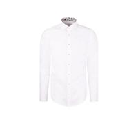 Seidensticker Men's Slim Fit Langarm Business Hemd Shirt, White, 43 Tall