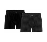 Seidensticker Men's Web Boxers, 2-Pack - Boxer 2-Pack, Cotton, Log...