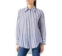 Seidensticker Women's 132511-16 Blouse, Blau-Weiß, 34