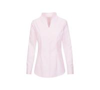 Seidensticker Women's Blouse - City Blouse - Easy to Iron - Goblet Collar Blouse - Slim fit - Long Sleeve - 100% Cotton Rosé