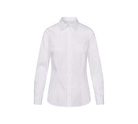 Seidensticker Women's Blouse - City Blouse - Non-Iron - Shirt Collar - Slim fit - Long Sleeve - 100% Cotton White