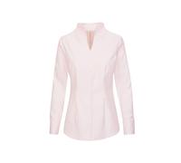 Seidensticker Women's Blouse - City Blouse - Easy to Iron - Goblet Collar Blouse - Slim fit - Long Sleeve - 100% Cotton Rosé