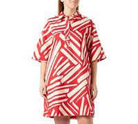 Seidensticker Women's Regular fit Blouse Dress, Short Sleeve Dress, red, 36