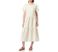 Seidensticker Women's Regular fit Short-Sleeved Blouse Dress, Cream, 20