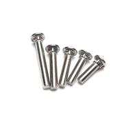 10/20pcs M3 M4 Carriage Bolts 304 Stainless Steel GB12 Round Head Square Neck Screws Bolts Length 30mm(M3x30mm-20pcs)