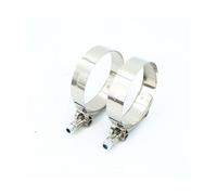 SEIDER 2PCS 304 Stainless Steel T-Bolt Turbo Hose Clamp SilconeT Bolt Clamp T Hose Pipe Clamp(67-75mm 2pcs)