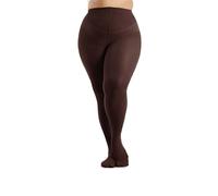 Seidiva Plus Size Tights Women, Opaque High Waist Stockings, Nylons Ultra-Soft Pantyhose (Brown, 3X-Large)