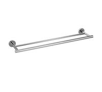 SEIDO 304 Stainless Steel Towel Racks for Bathroom, Heavy Duty 2-Bar Design Hand Towel Rack, Space Saving Towel Rack Double, Bathroom Towel Storage Solution, Polished Chrome, 36 inch