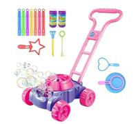 Seifenblasen Maschine | Kinder Bubble Rasenmäher | Automation Seifenblasen Spielzeug mit Schiebefunktion für Mädchen Indoor Outdoor Garten Spaß Weihnachten Geburtstag Feiertage Geschenk