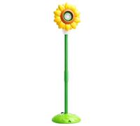 Seifenblasenturm | Sonnenblumen-Straßenlaterne, Gebläse, Spielzeug für draußen mit Musik | Automatische Seifenblasenmaschine mit Wassersprüher für Garten, Terrasse, Hinterhof, Rasen