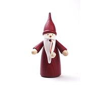 German incense smoker gnome red, height 16 cm / 6 inch, origina.. SV 12301/1 NEW