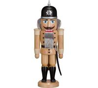 Seiffener Volkskunst Nutcracker - Soldier, Natural Made Of Ashwood