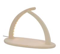 Seiffener Volkskunst Window Lighting Christmas Lighting LED Pointed Arch Christmas Arch Candle Arch Light Arch Christmas Decoration from the Ore Mountains 29 x 21 cm Maple Blank Arch