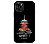 Seiganto-ji, Nachisan, temple pagoda, Japan, drawing Case for iPhone 11 Pro