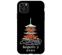 Seiganto-ji, Nachisan, temple pagoda, Japan, drawing Case for iPhone 11 Pro Max