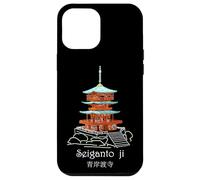 Seiganto-ji, Nachisan, temple pagoda, Japan, drawing Case for iPhone 12 Pro Max