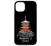 Seiganto-ji, Nachisan, temple pagoda, Japan, drawing Case for iPhone 13