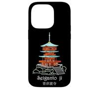 Seiganto-ji, Nachisan, temple pagoda, Japan, drawing Case for iPhone 14 Pro