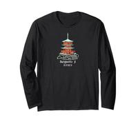 Seiganto-ji, Nachisan, Temple Pagoda, Japan, Drawing Long Sleeve T-Shirt