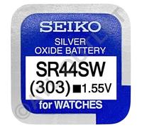 Battery Seiko 303 Cell Battery 1 pcs. SR44SW - Unisex - Silver oxide