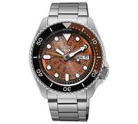 Seiko 5 Sports SKX Style Stainless Steel Orange Dial SRPJ47K1 100M Mens Watch