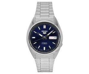 Seiko 5 Automatic 21 Jewels Japan Made Blue Dial 30M SNXS77J1 Men's Watch