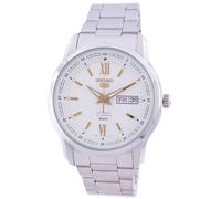 Seiko 5 Automatic White Dial Casual Stainless Steel SNKP15K1 50M Mens Watch