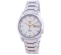 Seiko 5 Automatic White Dial Day/Date Stainless Steel SNKL77K1 Analog Mens Watch