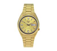Seiko 5 Men's Automatic Gold Dial & Gold Tone Stainless Steel Bracelet Watch